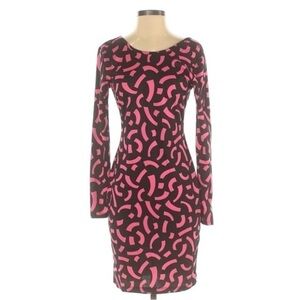 H&M Retro Long Sleeve Dress | SIZE S